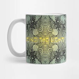Find the Light Fractal, Green Mug